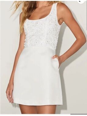 Lulu’s White Mini Dress